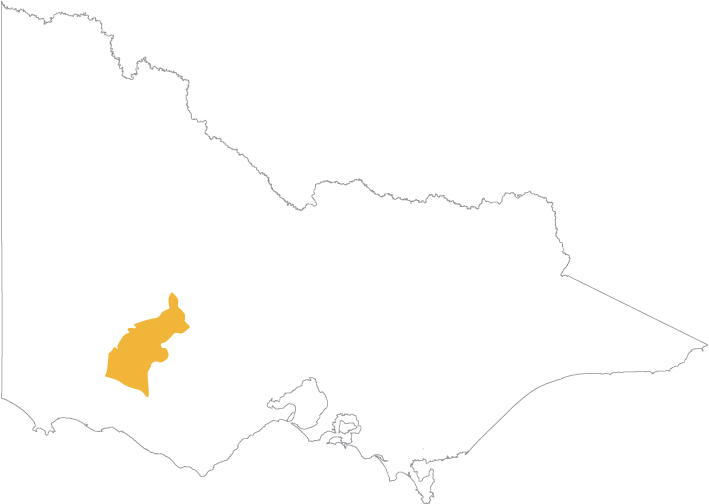 Map of Martang Pty Ltd which covers parts of Ararat and Moyne