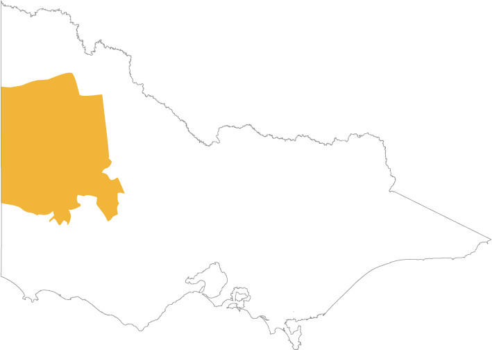 Map of the Barengi Gadjin Land Council Aboriginal Corporation