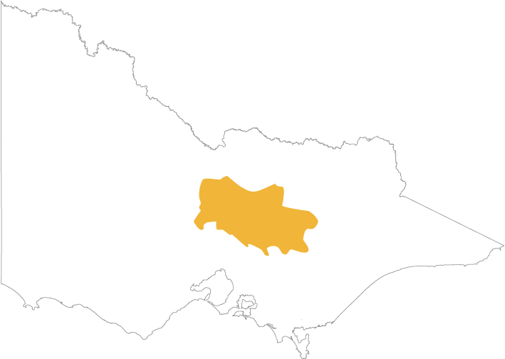 Map of Taungurung Clans Aboriginal Corporation which covers areas of Strathbogie, Mitchell, Murrindindi and Mansfield