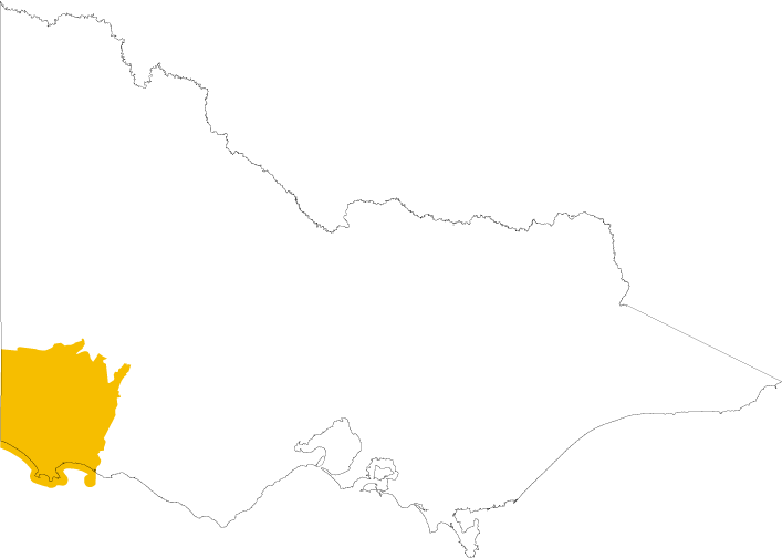 Map Gunditj Mirring Traditional Owners Aboriginal Corporation which covers parts of West Wimmera, Southern Grampians, Glenelg and Moyne