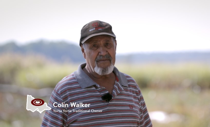 Uncle Colin Walker in Returning our Ancestors