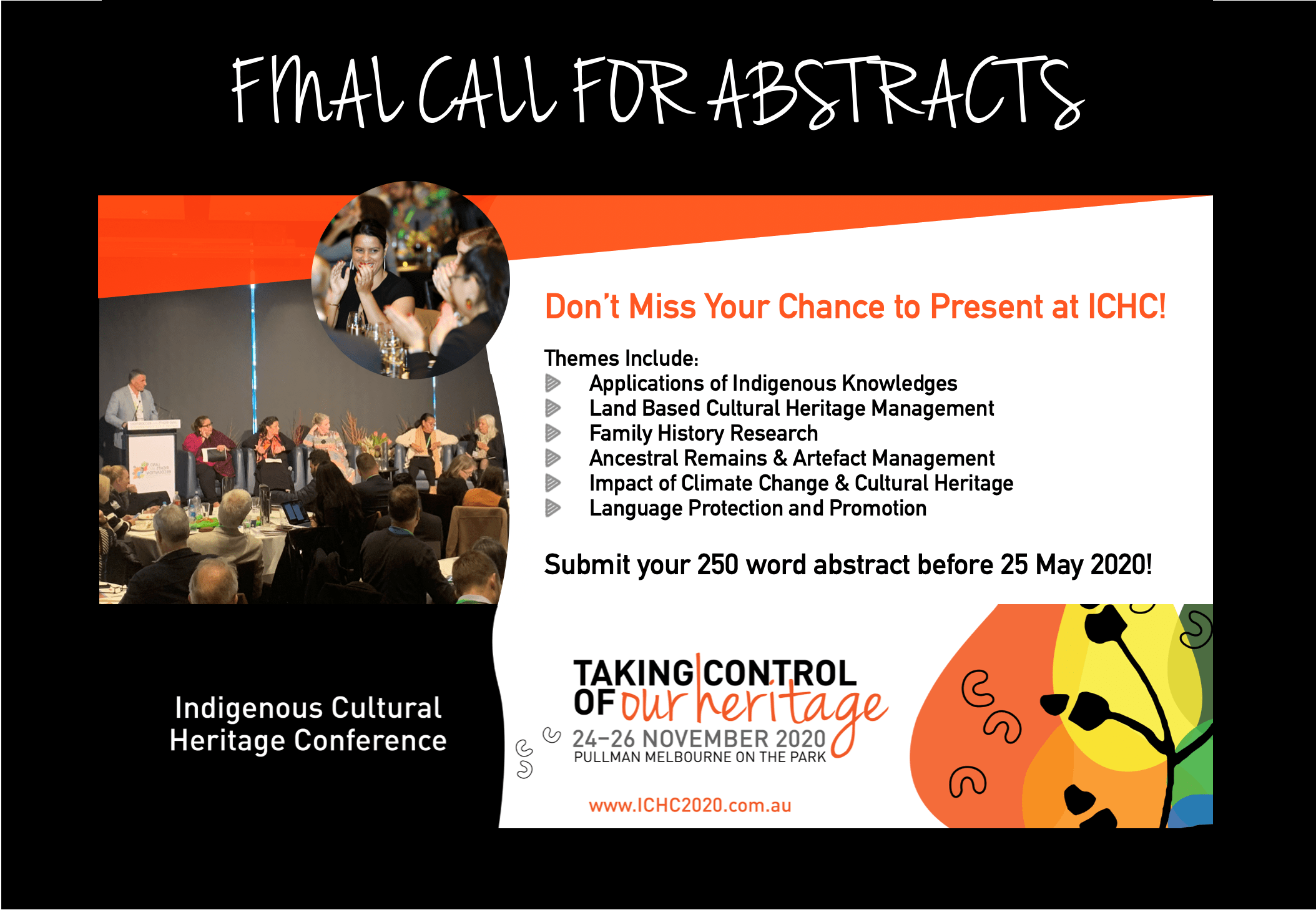 Final call for abstracts