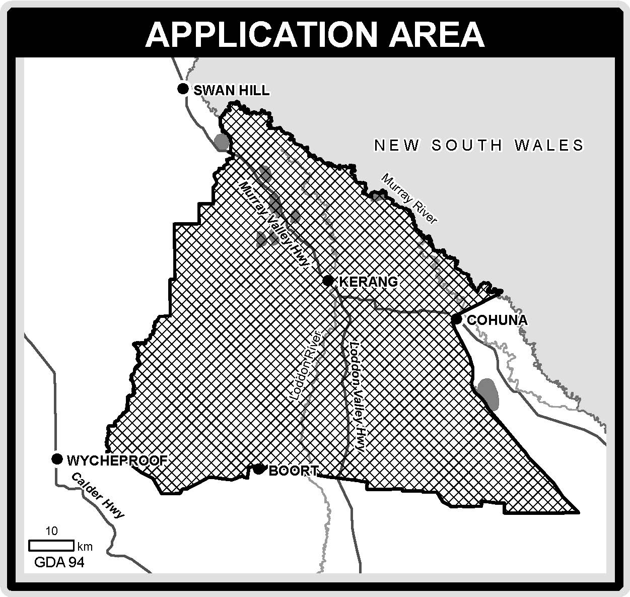 Barapa Country Aboriginal Corporation RAP Application Map 25 May 2020